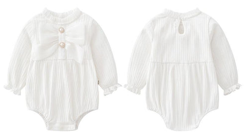 Baby Fall Clothes Climbing Clothes Sweet Baby Girl Triangle Ha Jumpsuit